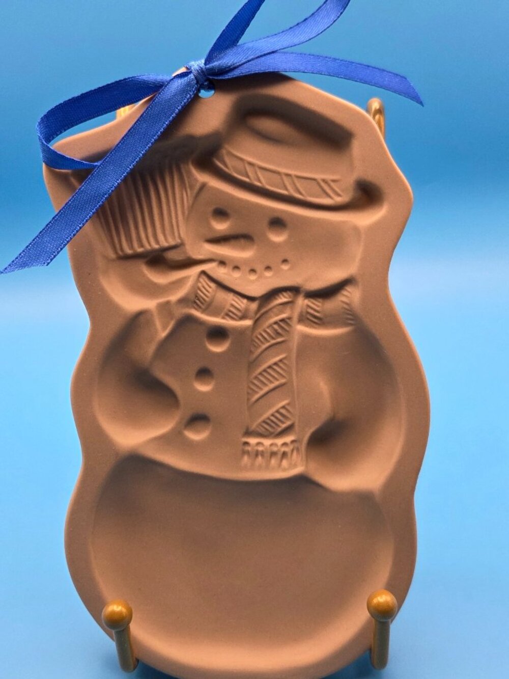 Vintage 1989 Brown Bag Cookie Art Short Bread Molds "Snowman" - NWOT